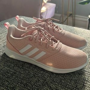 Adidas QT Racer 2.0 Pink White Women Running Sports Shoes Sneakers GV7369 sz 10